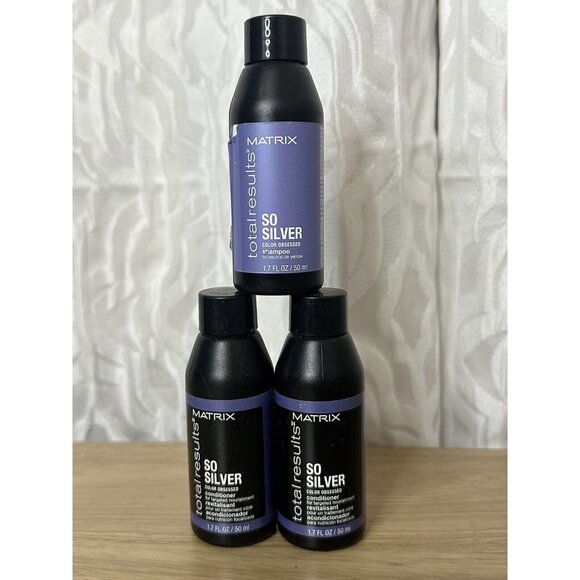 Matrix Other - Matrix Total Results So Silver 1 Shampoo And 2 Conditioner Size 1.7oz, 50ml DEAL